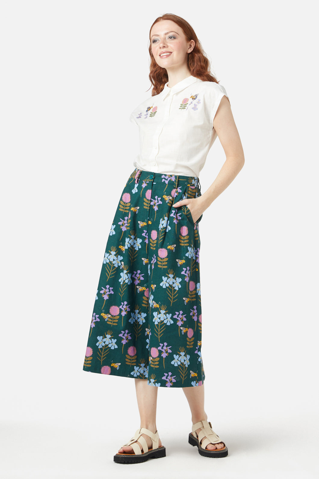 Princess Highway - Blue Bee Skort - green