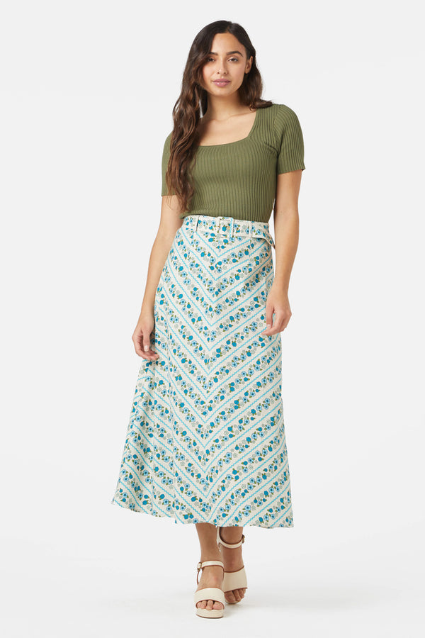Princess Highway - Daisy Chain Skirt - cream