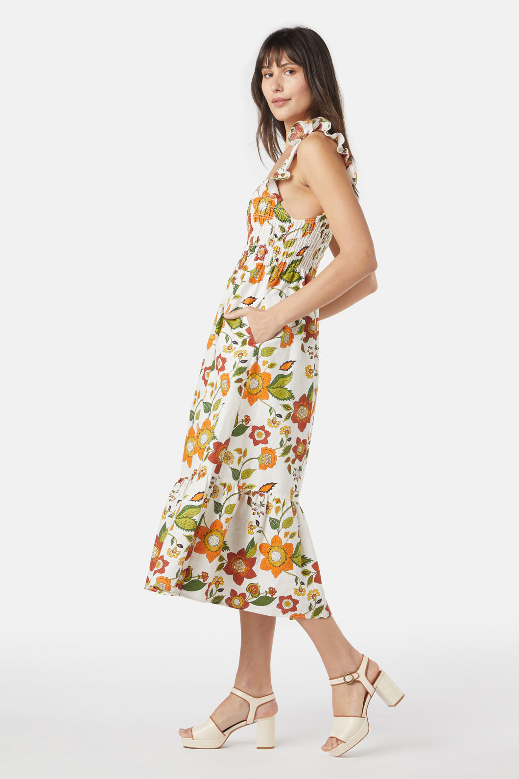 Princess Highway - Carmen Maxi Dress - cream