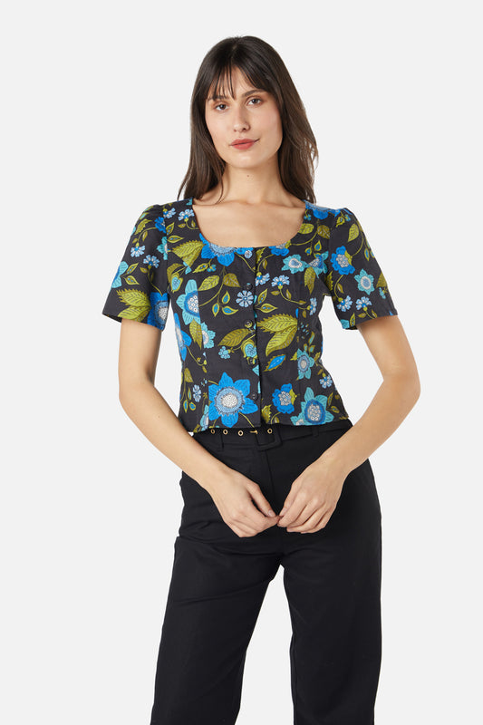 Princess Highway - Carmen Top - black