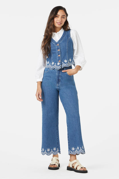 Princess Highway - Suzie Scallop Jean - mid-denim