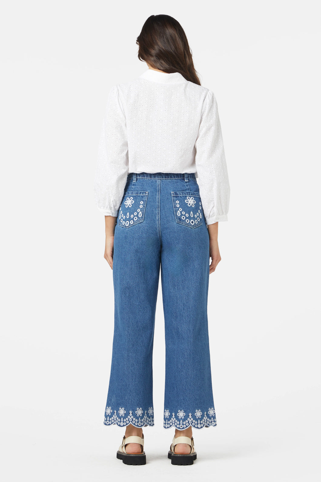 Princess Highway - Suzie Scallop Jean - mid-denim