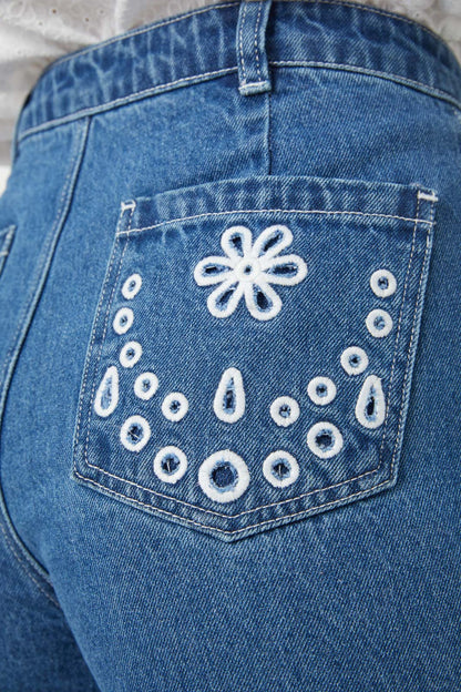 Princess Highway - Suzie Scallop Jean - mid-denim