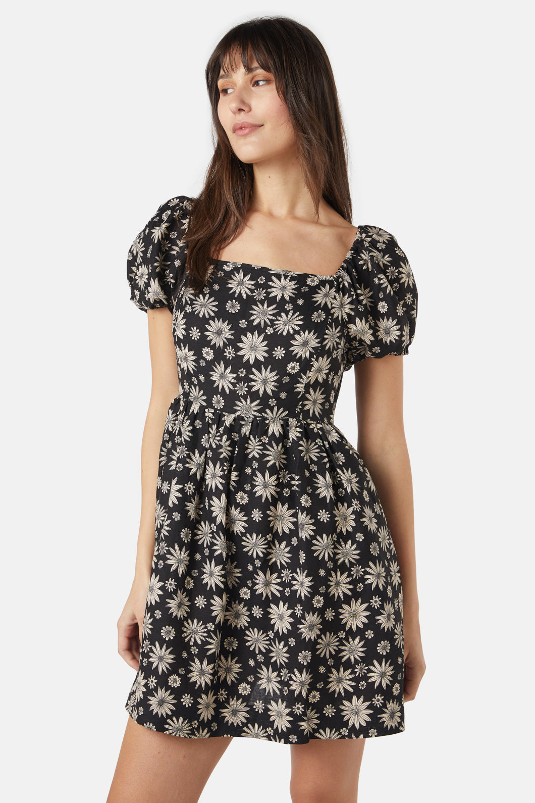 Princess Highway - Bree Ditsy Mini Dress - black