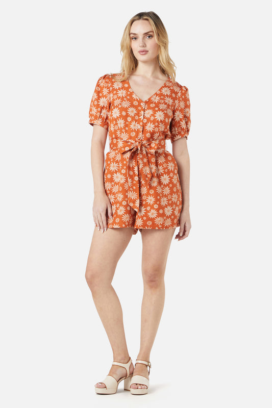 Princess Highway - Bree Ditsy Playsuit - orange