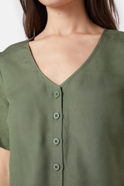Princess Highway - Elke Top - olive