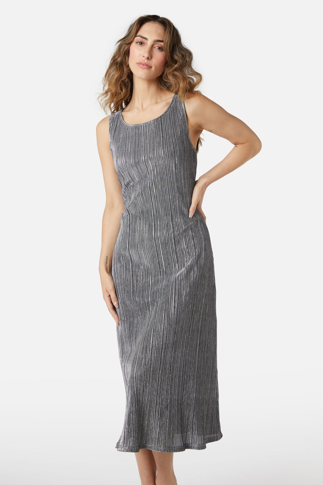Princess Highway - Paris Glitter Dress - silver