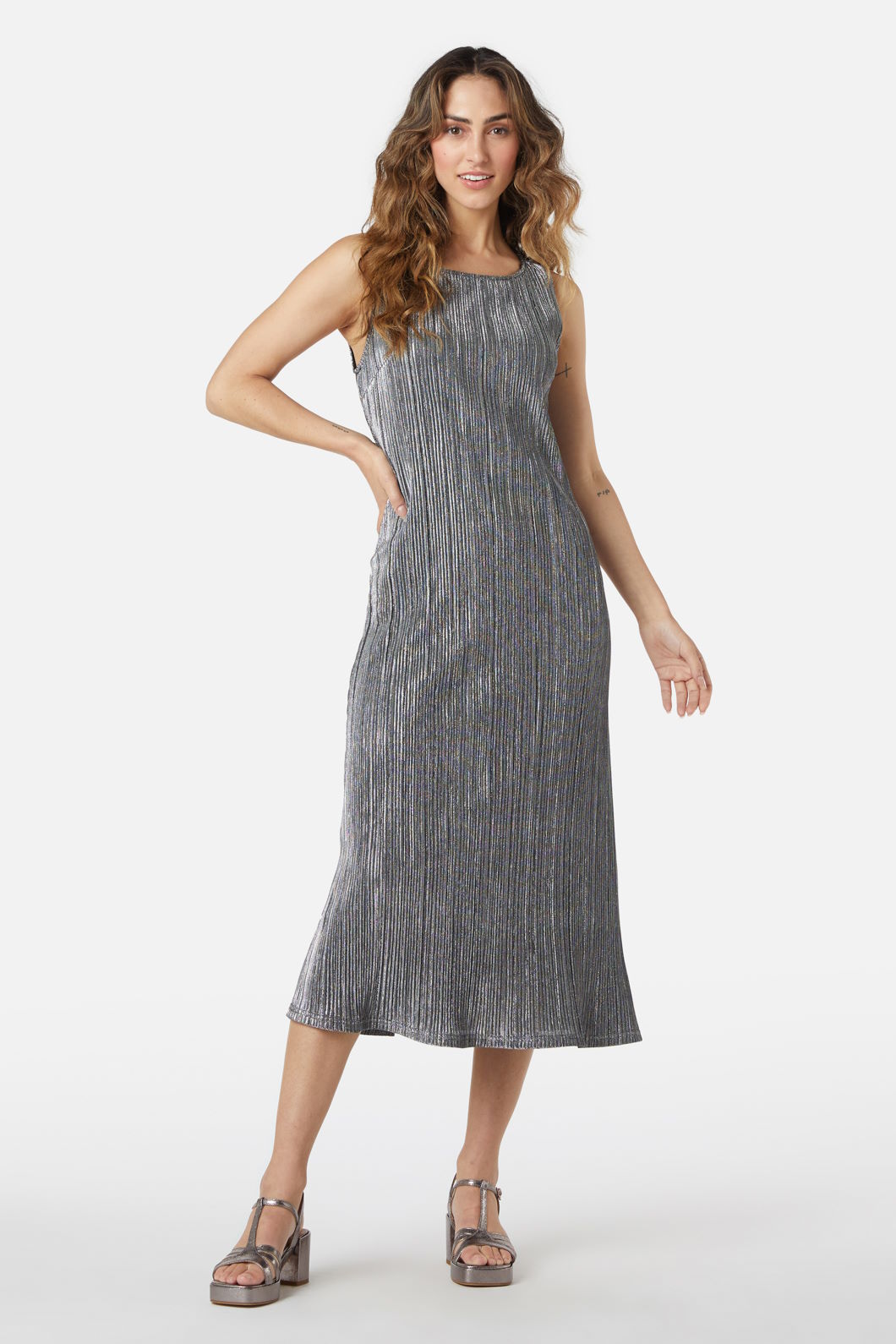 Princess Highway - Paris Glitter Dress - silver