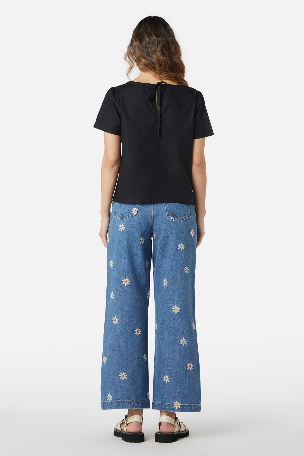 Princess Highway - Rose Lace Top - black