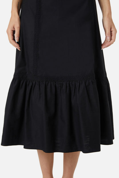 Princess Highway - Rose Lace Skirt - black