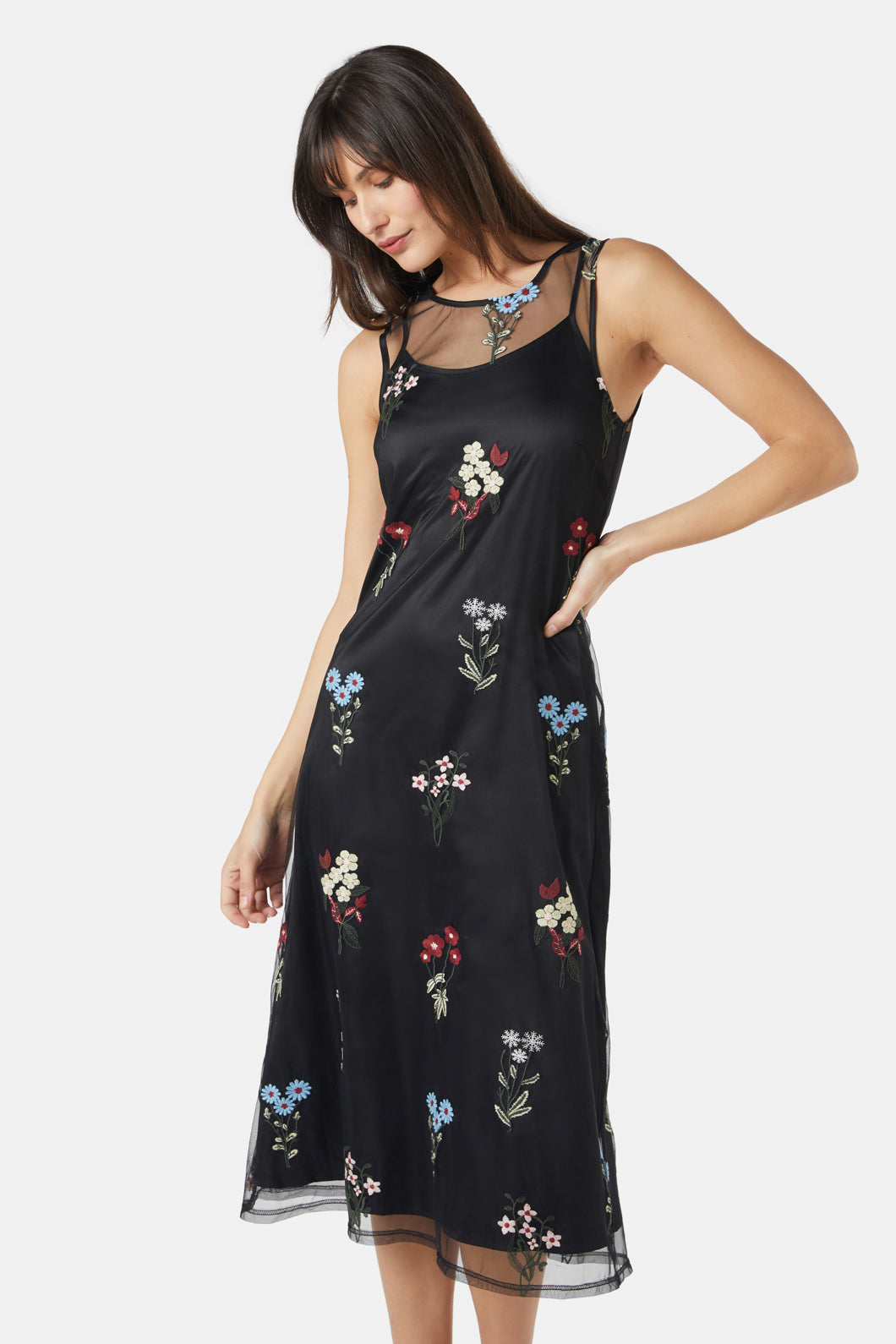 Princess Highway - Poppy Midi Dress - black