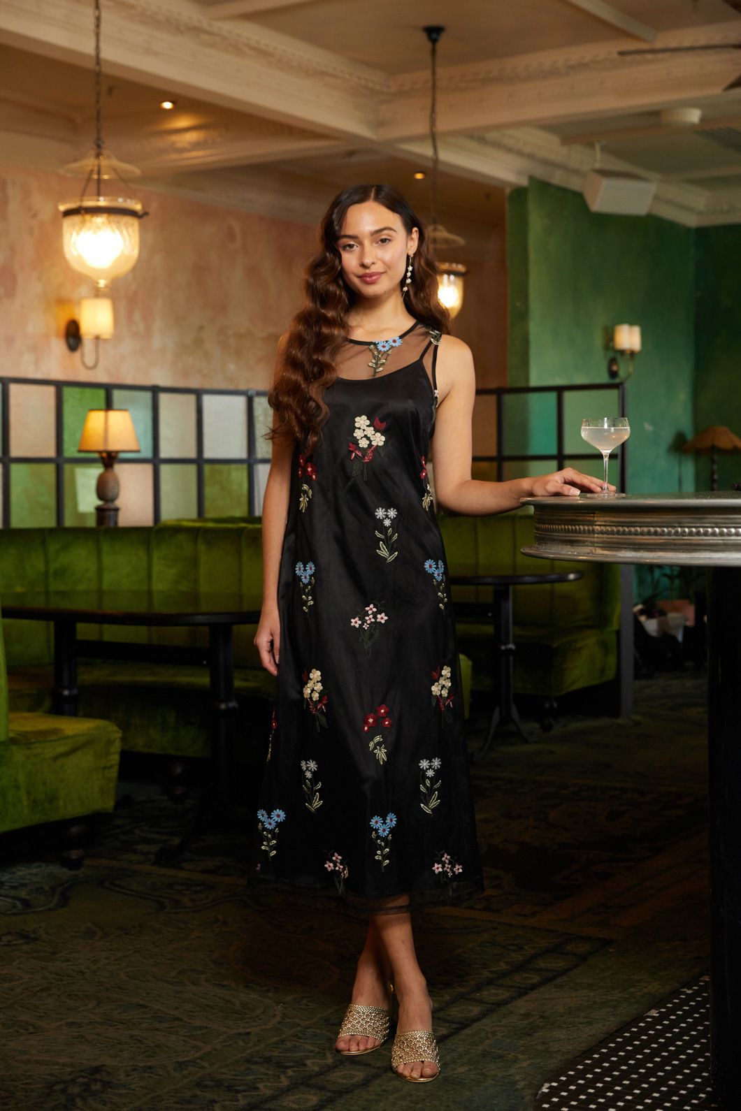 Princess Highway - Poppy Midi Dress - black