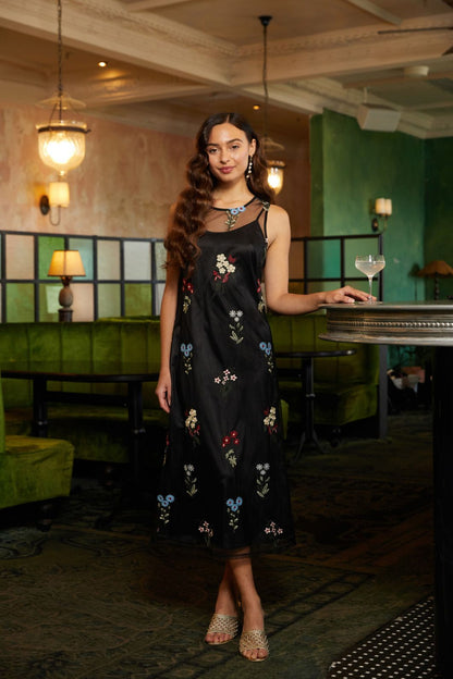 Princess Highway - Poppy Midi Dress - black