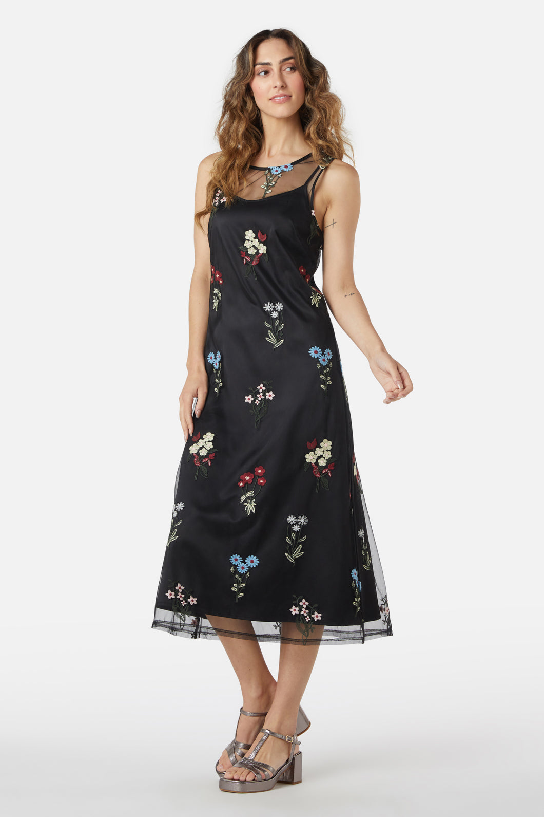 Princess Highway - Poppy Midi Dress - black