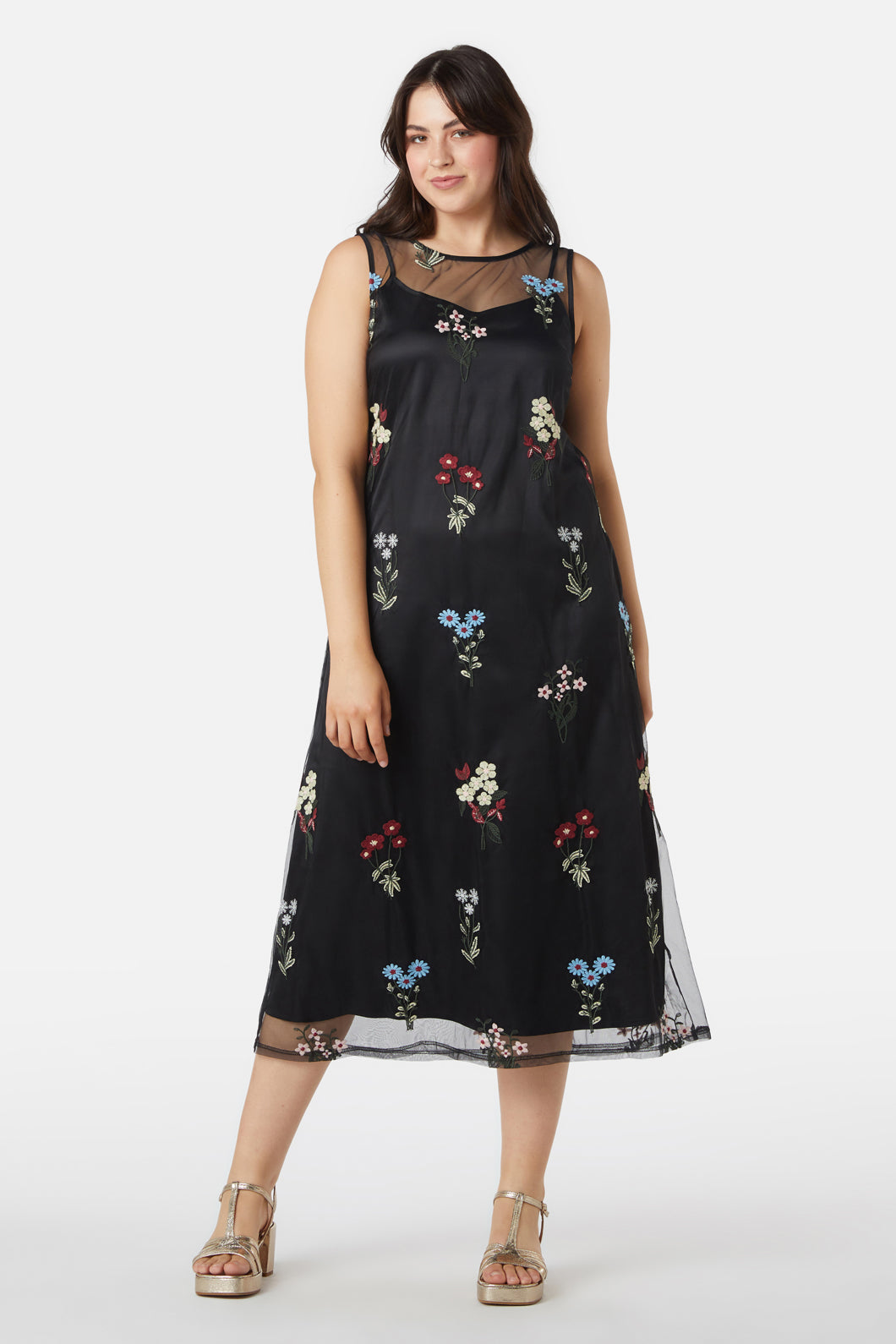 Princess Highway - Poppy Midi Dress - black