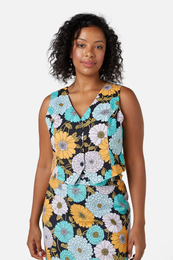 Princess Highway - Lottie Vest - navy