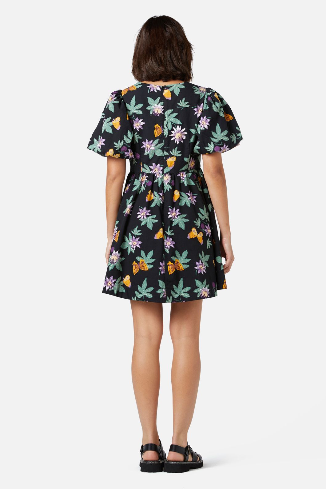 Princess Highway - Passionfruit Mini Dress - black
