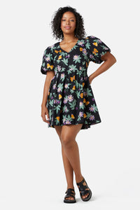 Princess Highway - Passionfruit Mini Dress - black