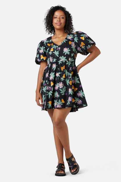 Princess Highway - Passionfruit Mini Dress - black