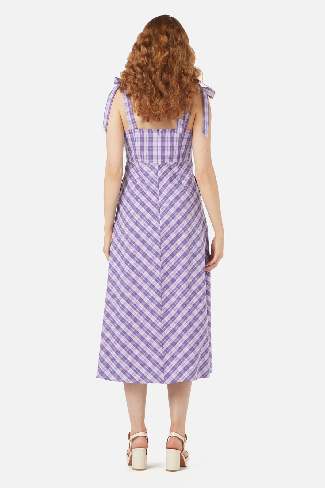Princess Highway - Juno Check Sundress - violet