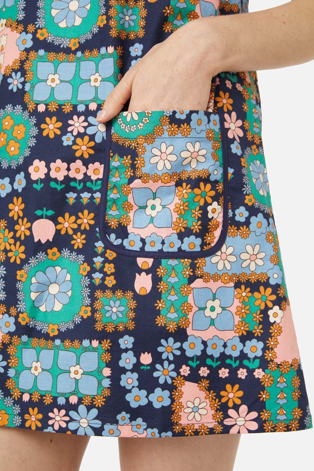 Princess Highway - Sunny Retro Shift Dress - cream