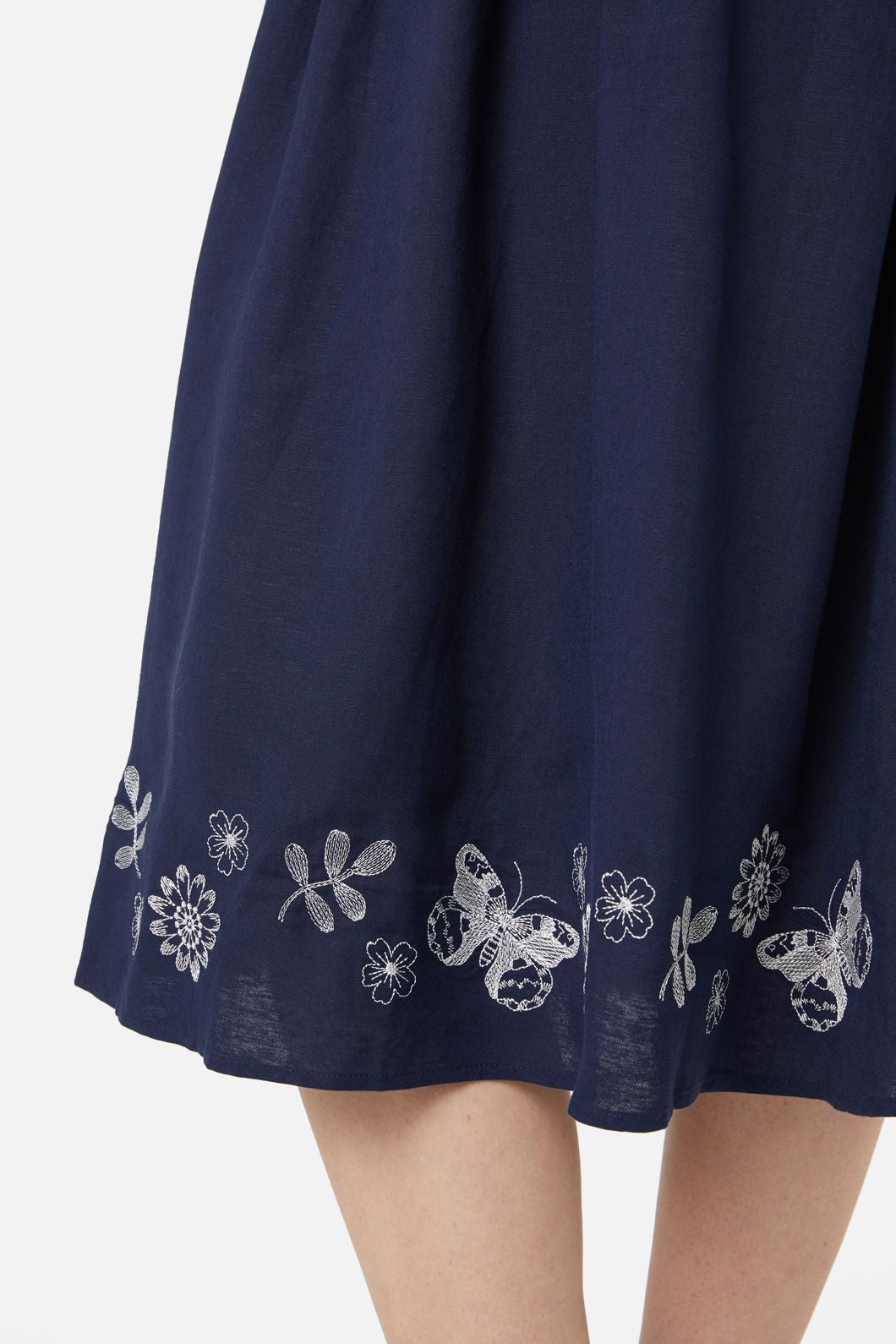 Princess Highway - Butterfly Emb Dress - navy