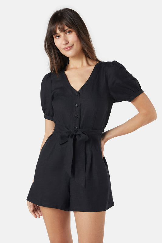 Princess Highway - Bianca Playsuit - black