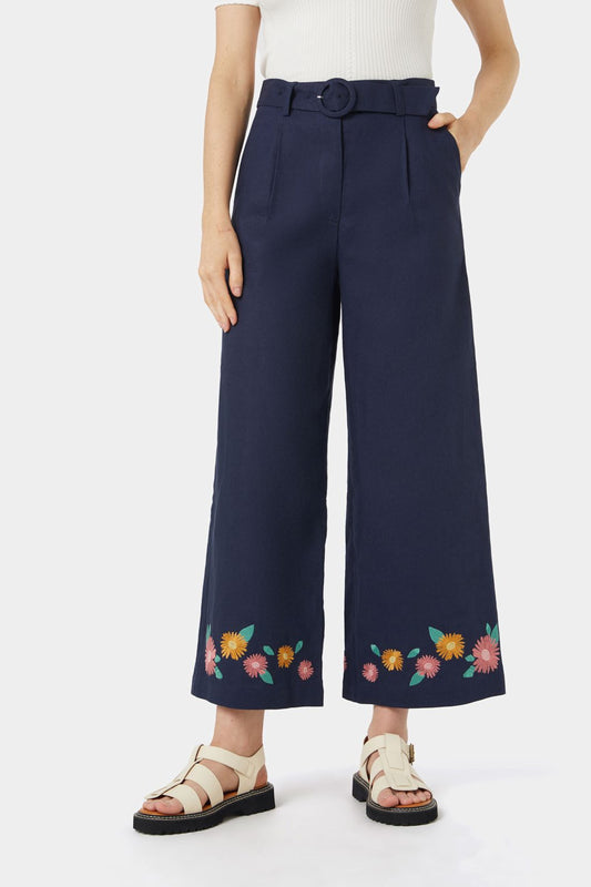 Princess Highway - Thea Emb Culotte - navy