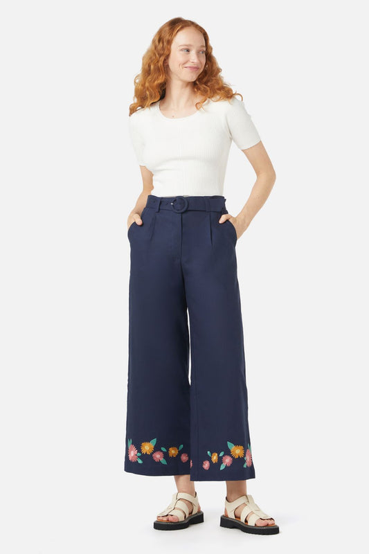 Princess Highway - Thea Emb Culotte - navy
