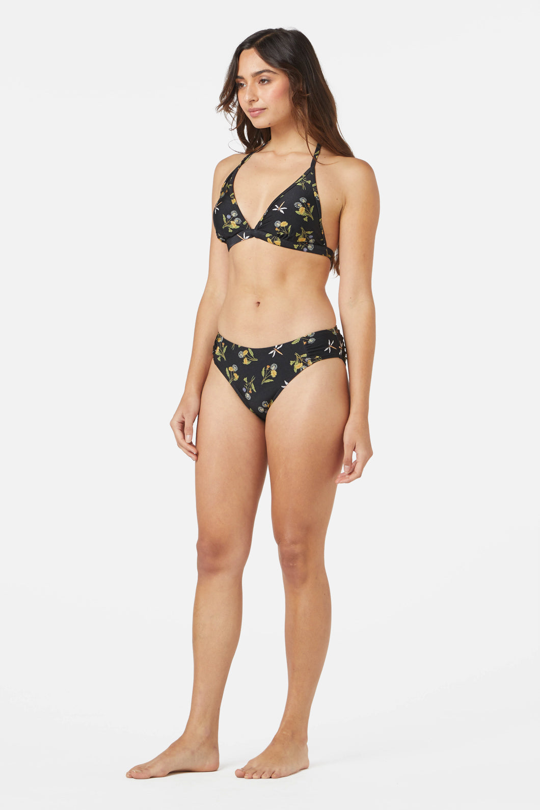 Princess Highway - Dandelion Tri Bikini Top - black