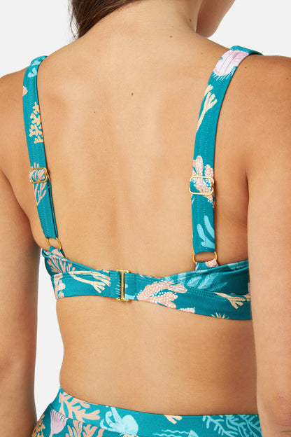 Princess Highway - Oceania Bikini Top - teal