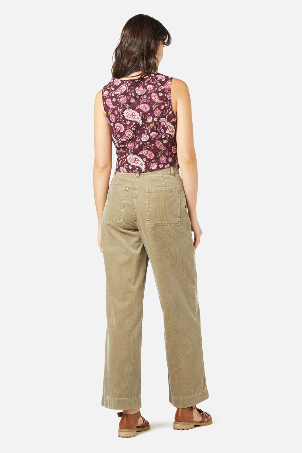 Princess Highway - Boho Paisley Vest - plum