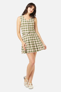 Princess Highway - Hazel Check Vest - green
