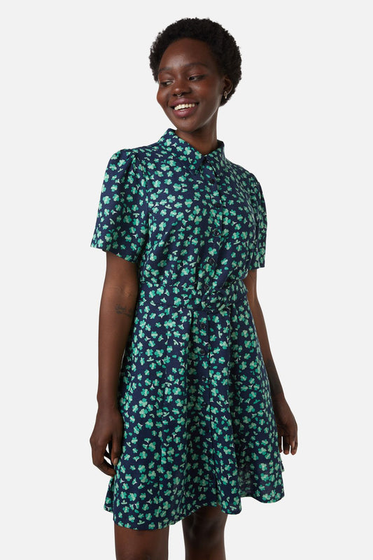 Princess Highway - Mille Fleur Shirt Dress - navy