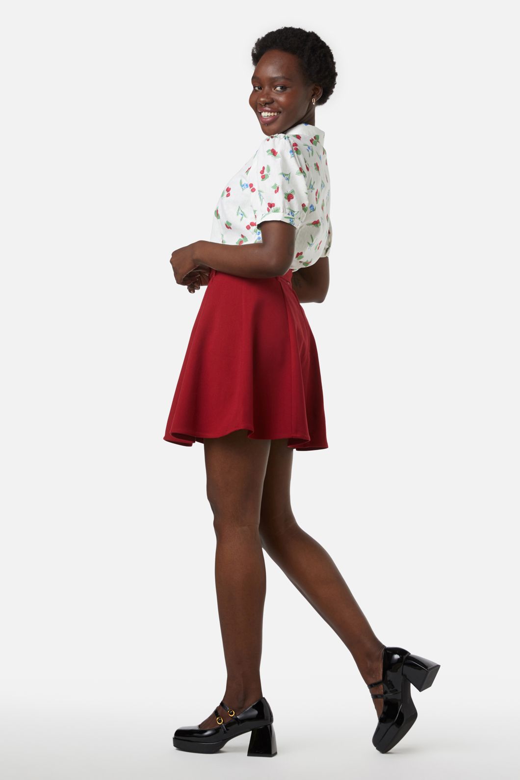 Princess Highway - Ruby Mini Skirt - red