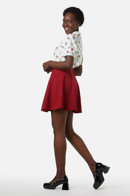 Princess Highway - Ruby Mini Skirt - red