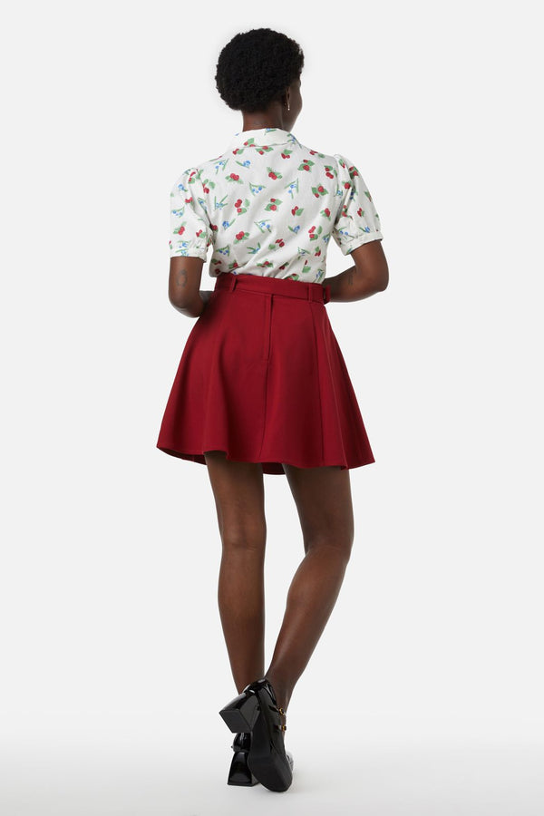 Princess Highway - Ruby Mini Skirt - red
