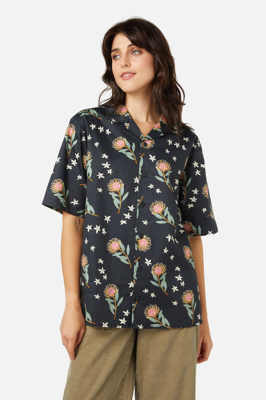 Princess Highway - Protea Shirt - black