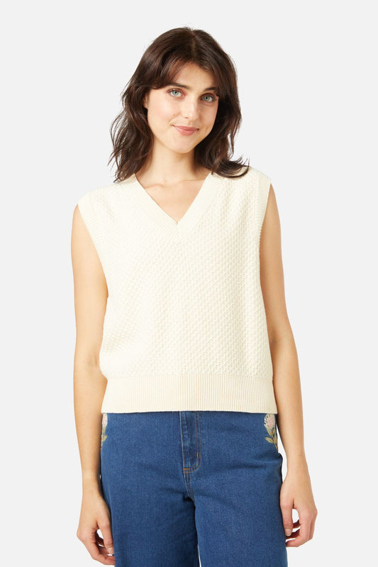 Princess Highway - Avery Knit Vest - cream