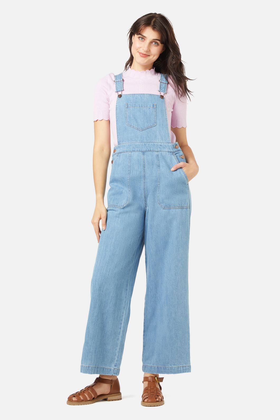 Princess Highway - Camille Overall - light-denim