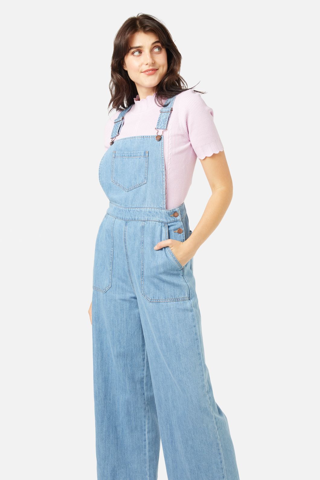 Princess Highway - Camille Overall - light-denim