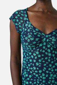 Princess Highway - Mille Fleur Mesh Dress - green