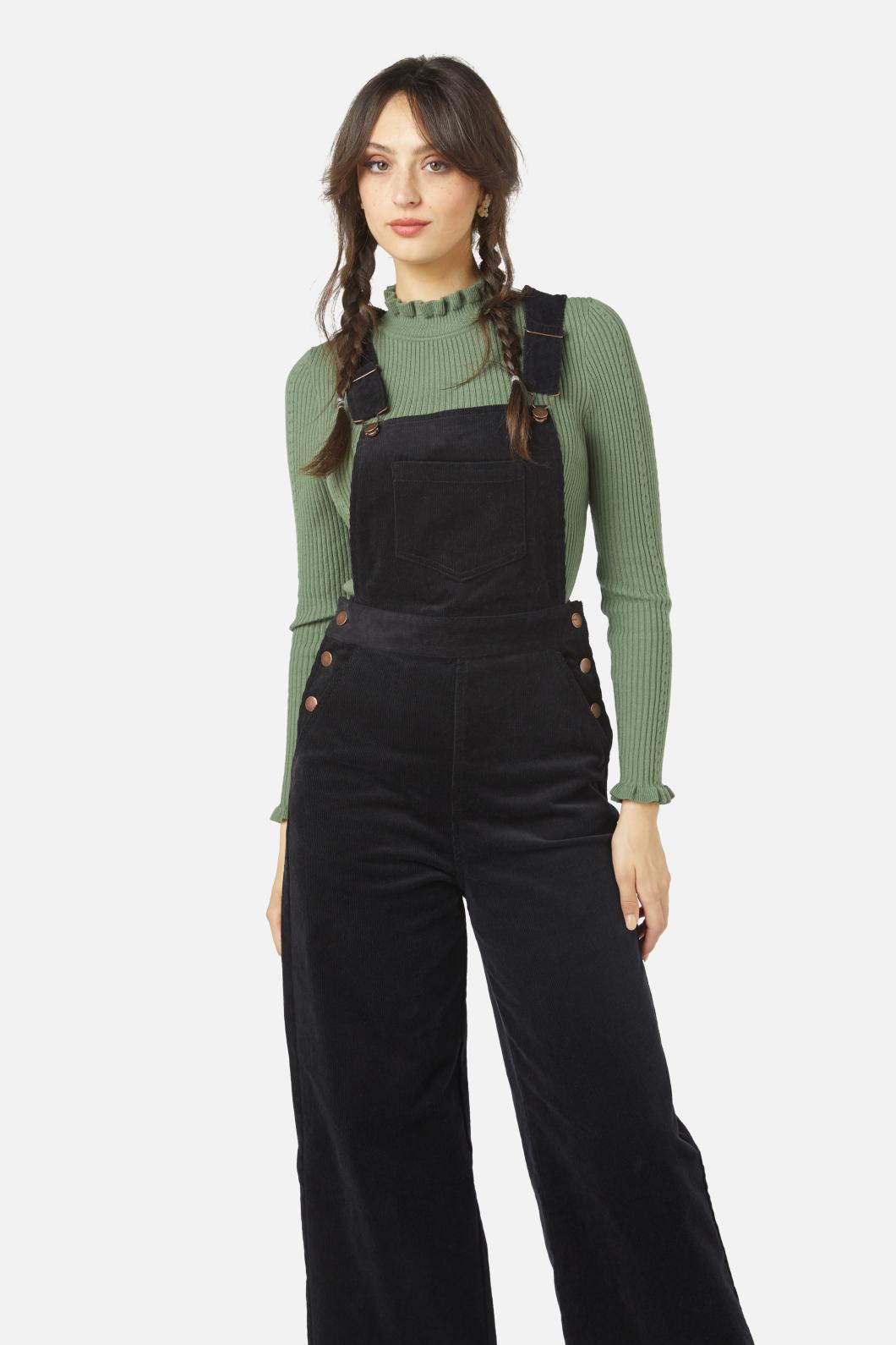 Princess Highway - Casey Cord Overall - black