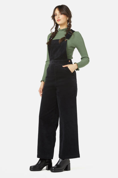 Princess Highway - Casey Cord Overall - black