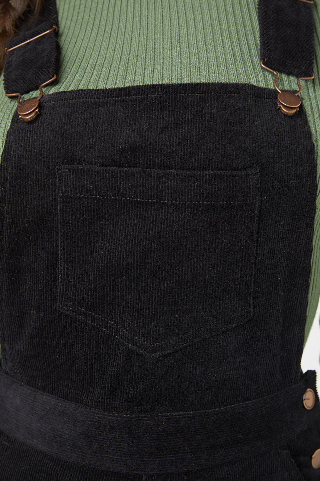 Princess Highway - Casey Cord Overall - black