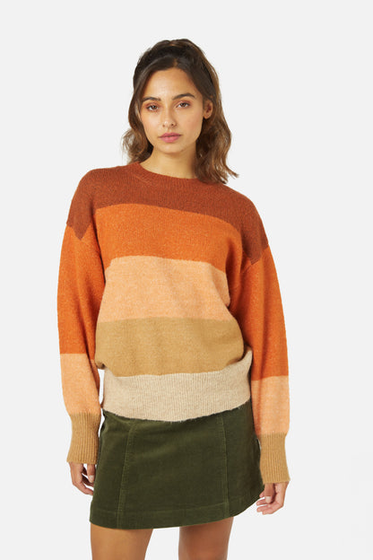 Princess Highway - Iona Stripe Sweater - tan