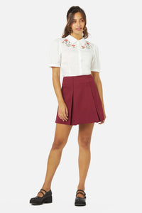 Princess Highway - Emma Mini Skirt - plum