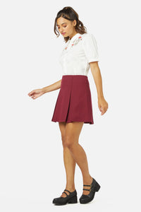 Princess Highway - Emma Mini Skirt - plum