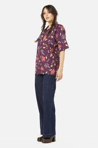 Princess Highway - NZ Flora Shirt - plum