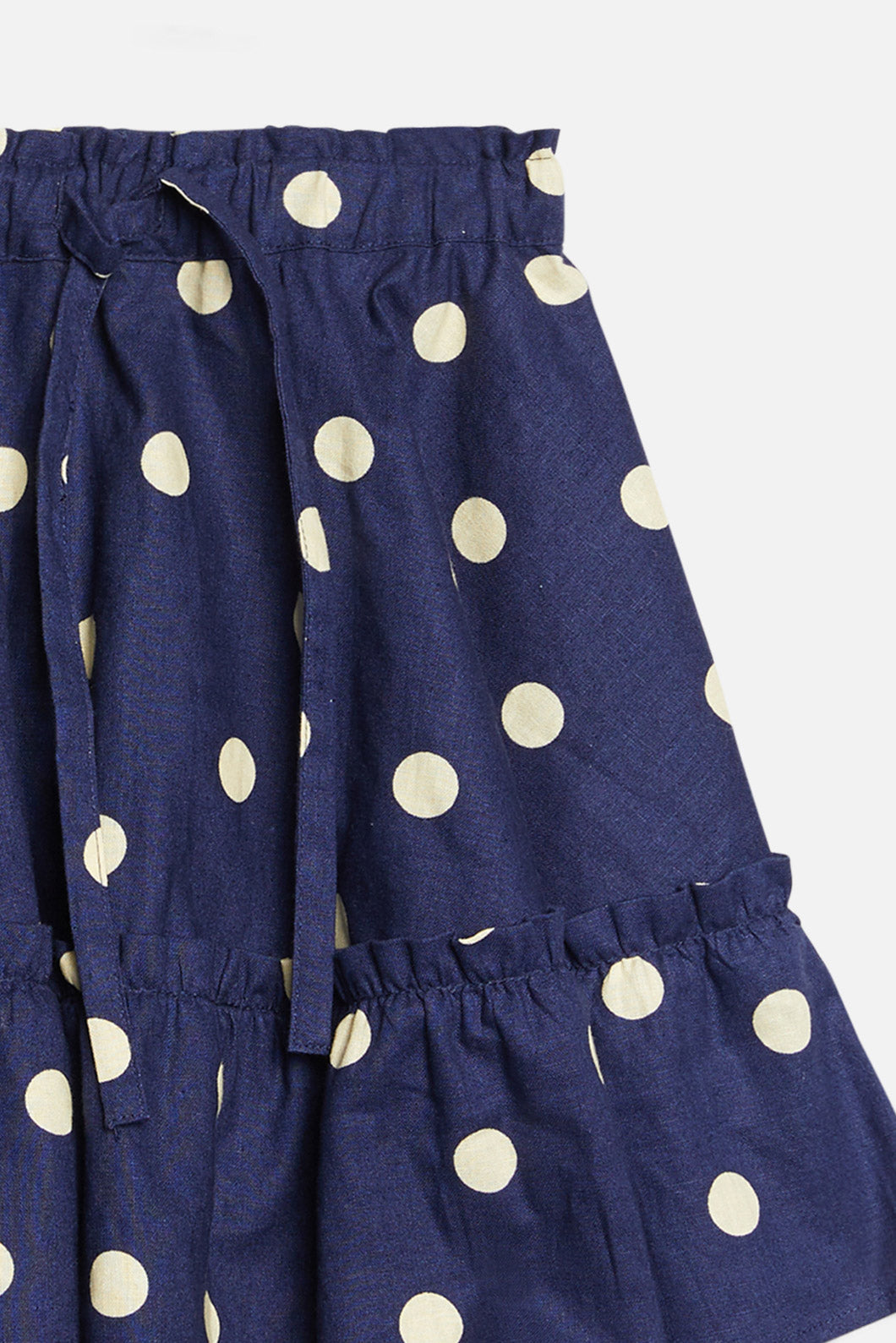 Princess Highway Kids - Primrose Spot Twirly Skirt - navy